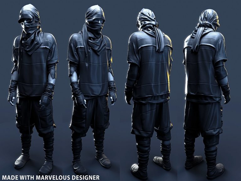 Marvelous Designer Character Clothing