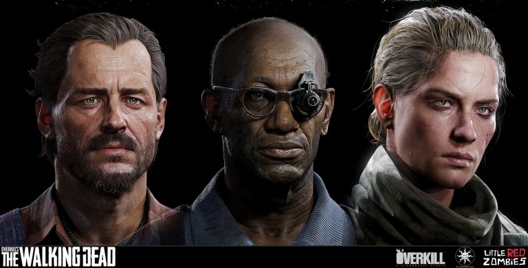 Overkill's The Walking Dead Character heads